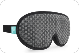 Sleep mask under test in a diary study.