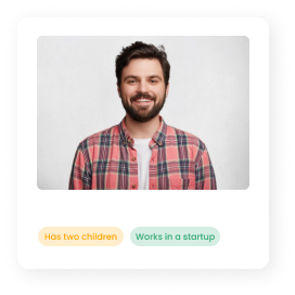 Startup worker with two children in diary study.