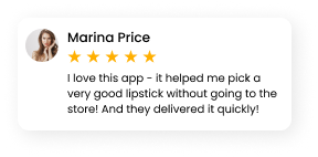 Text feedback from a mobile ethnography study highlighting lipstick selection and prompt delivery.