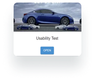 A screenshot of the welcome page for a usability test on EthOS.